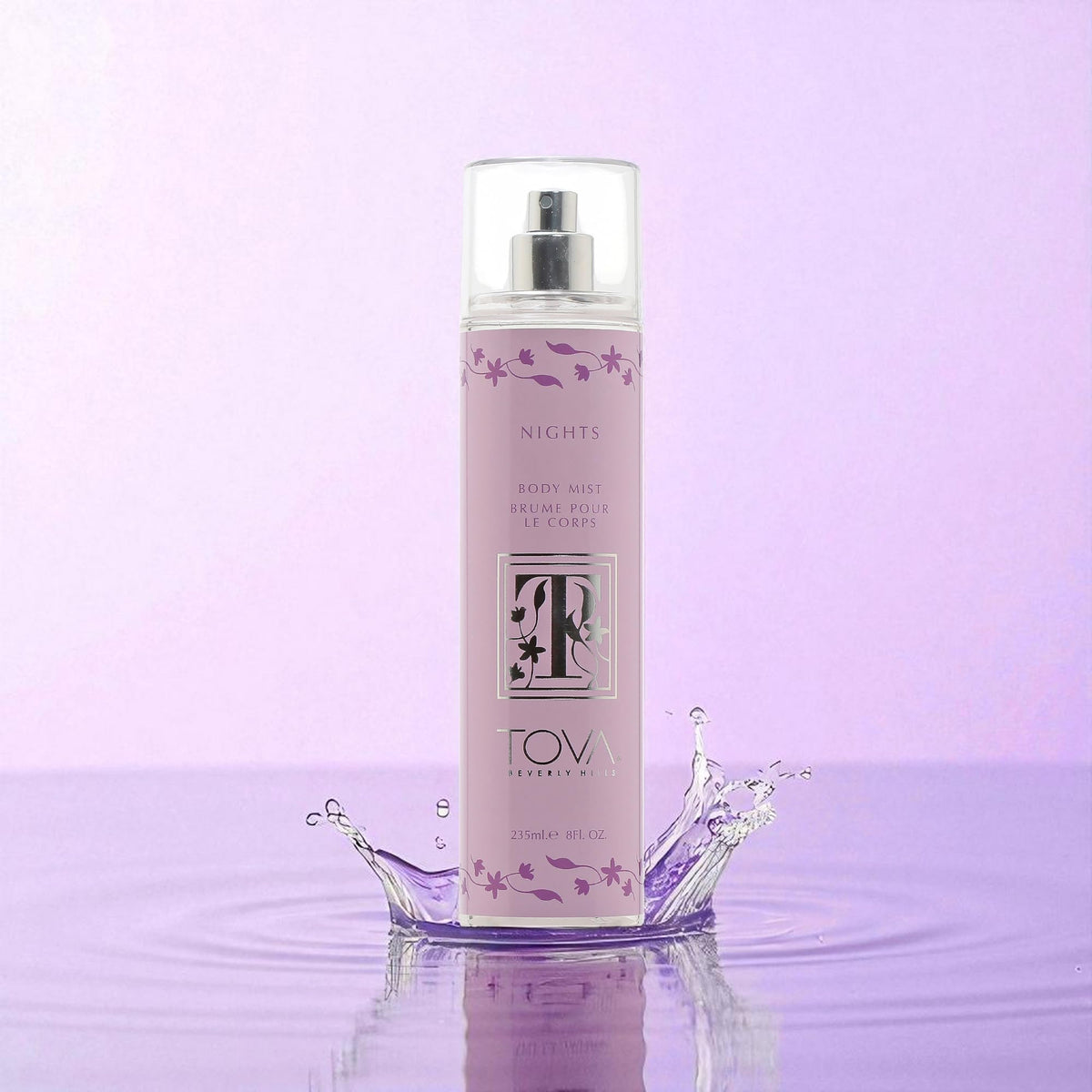 Spicy Floral Body Mist with White Lily, Peony & Patchouli 8.0 fl oz F5577