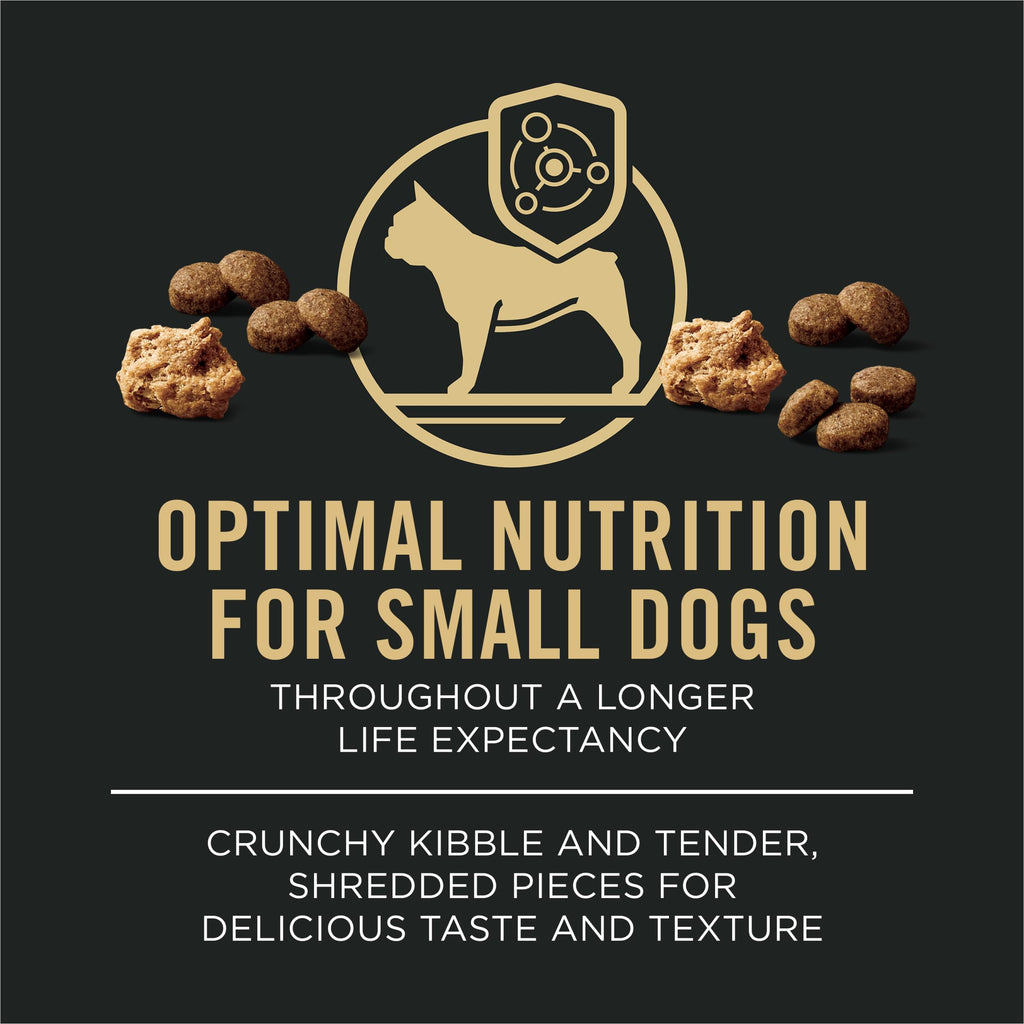 Small Breed Dry Dog Food Shredded Blend Beef 6 lb Bag J950450