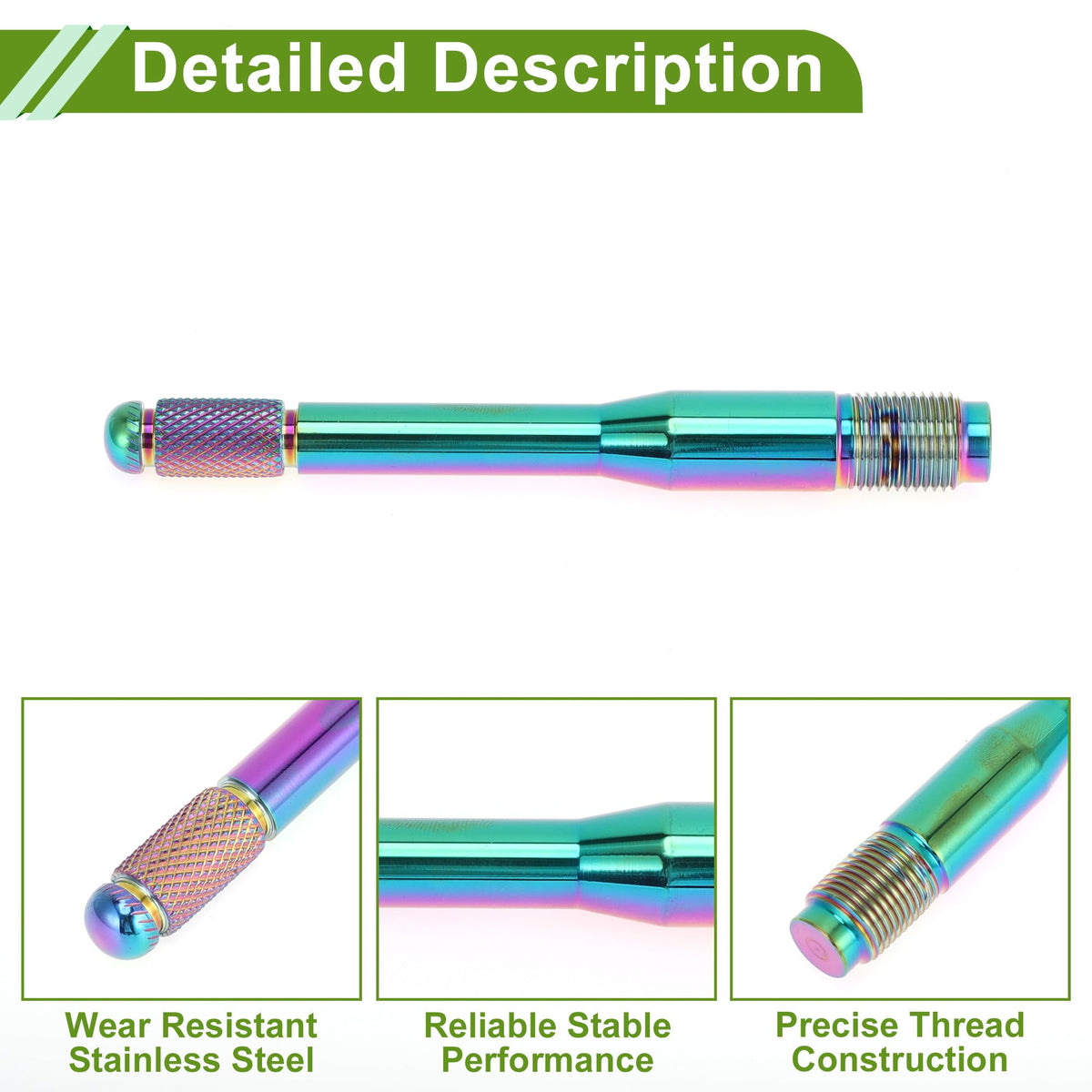 M14x1.25 120mm Wheel Alignment Pin Stainless Steel M8054