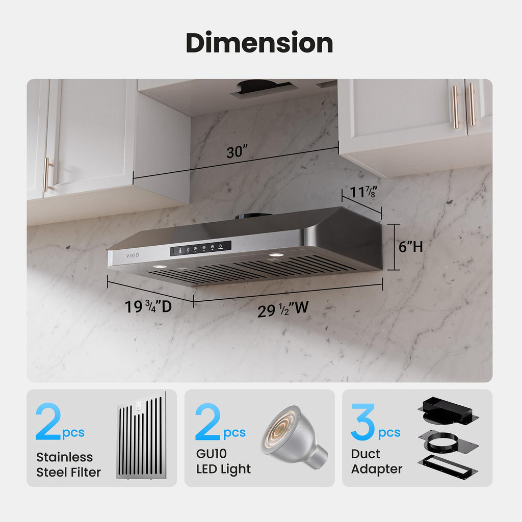 30 Inch Under Cabinet Range Hood Z45175