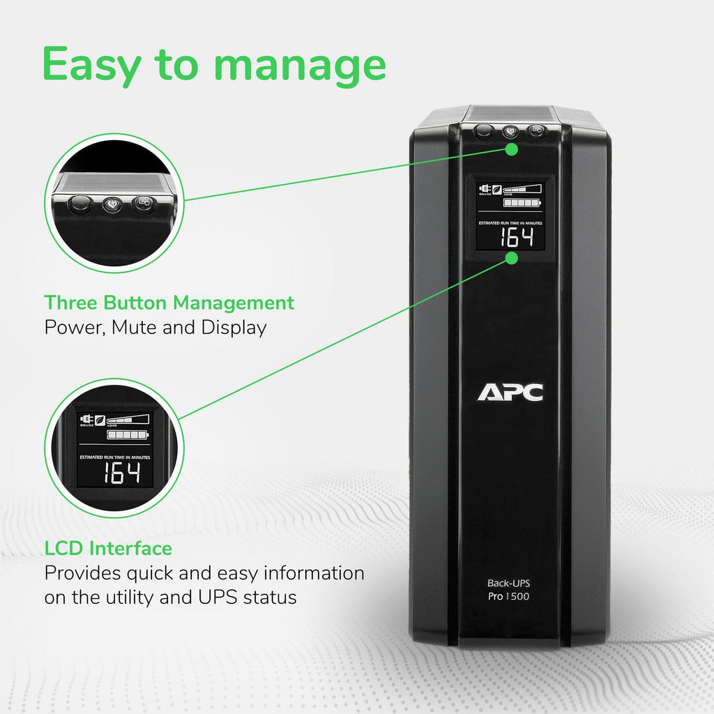 1500VA/900W UPS Battery Backup E42384