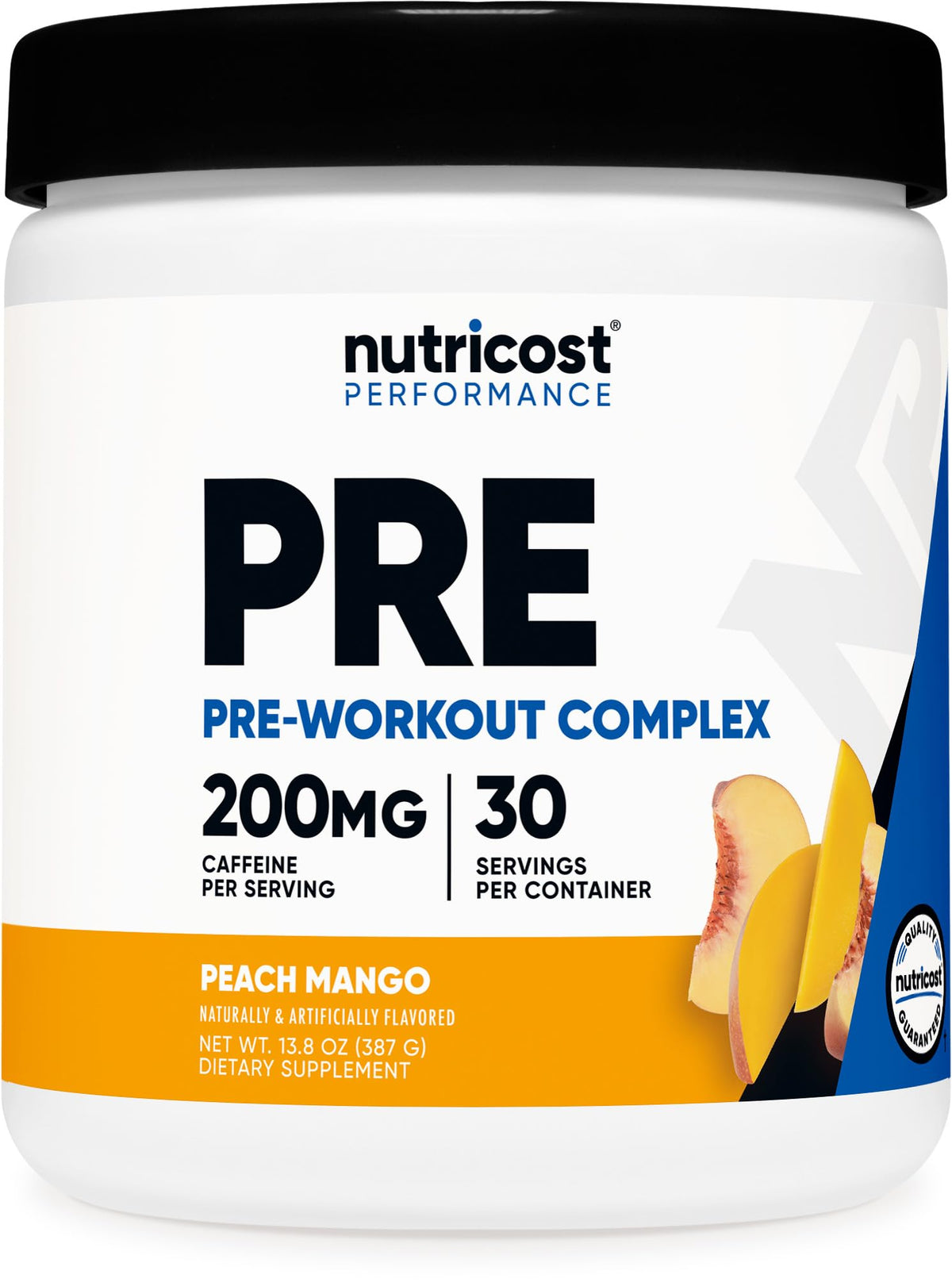 Pre-Workout Complex Powder Peach Mango 30 Servings M7144