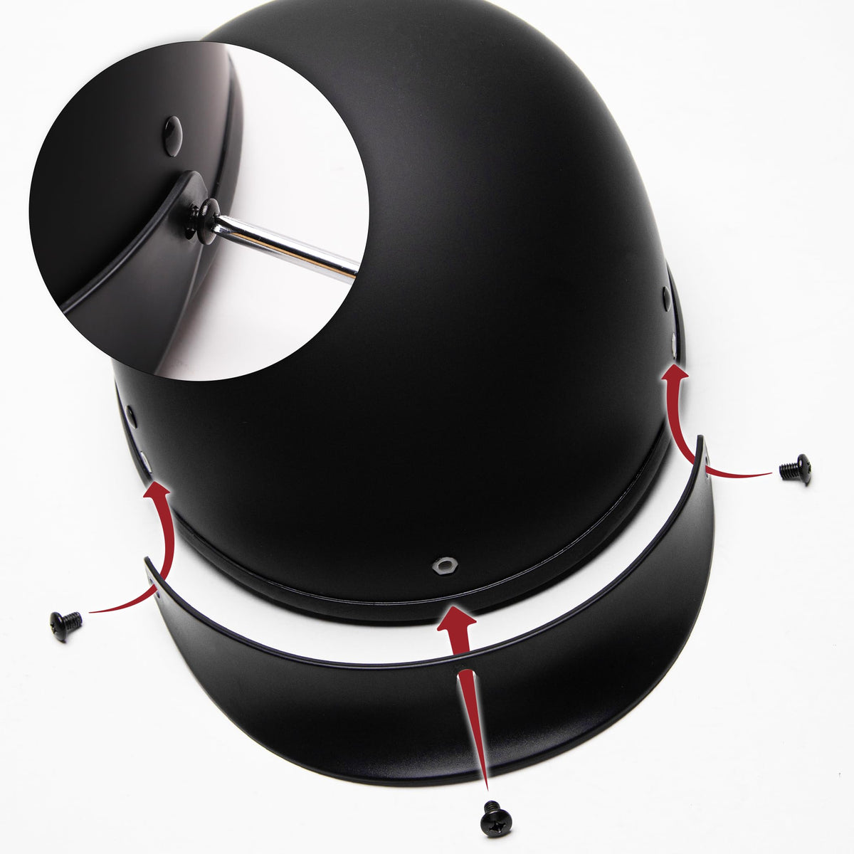 Matte Black Half Helmet XL G359638