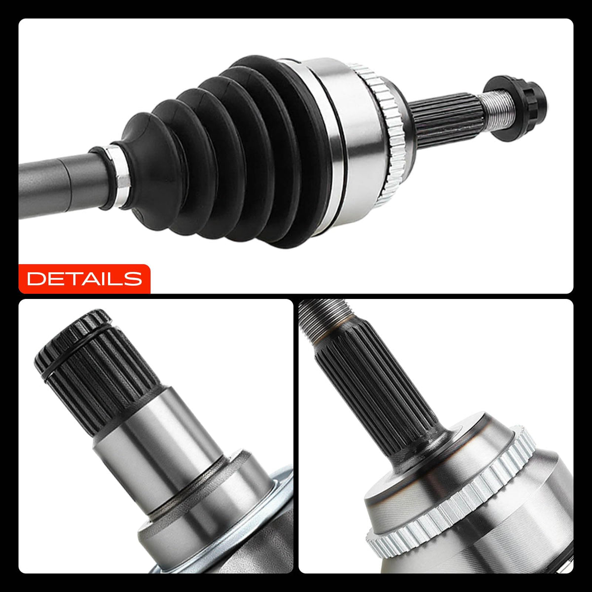 Set of 2 Front CV Axle Shaft Assembly Y89768