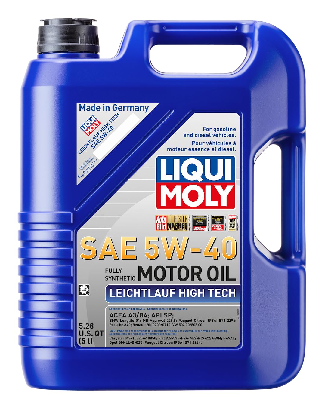 5W-40 Synthetic Motor Oil H78729