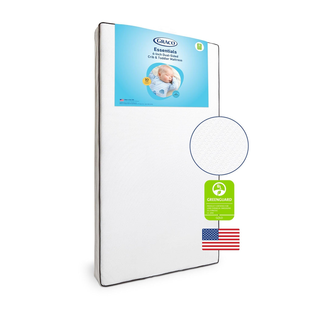 6-Inch Dual-Sided Baby Crib & Toddler Mattress O801