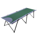 Green Folding Camping Cot with Carry Bag P36365