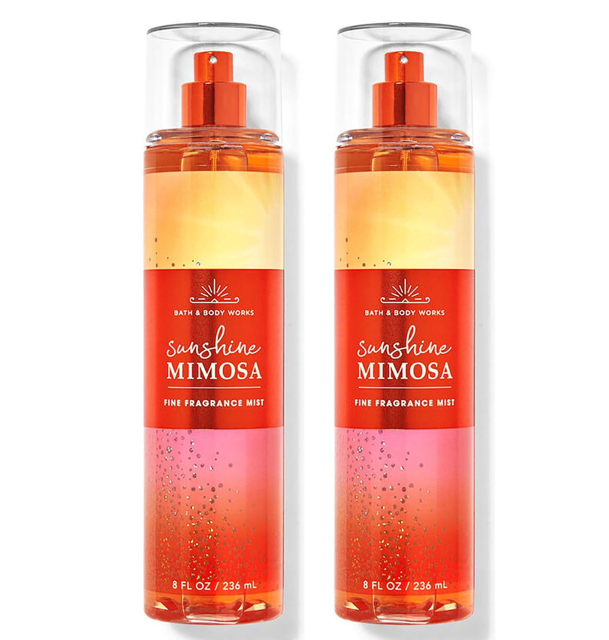 Sunshine Mimosa Fine Fragrance Body Mist 8 oz Set of 2 W493