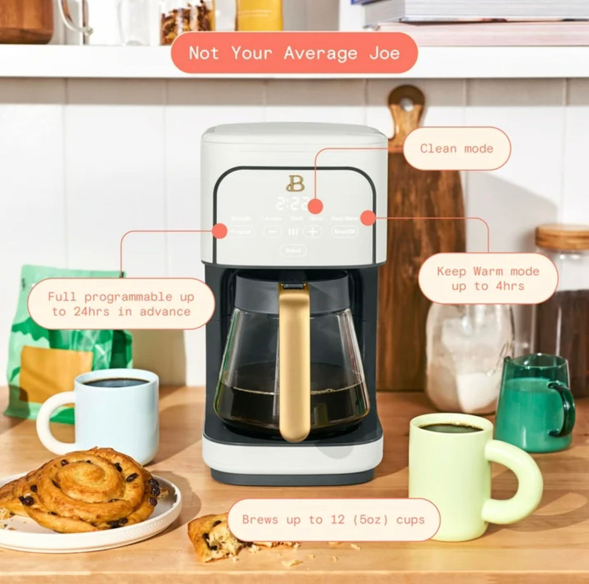 12 Cup Programmable Coffee Maker J24422
