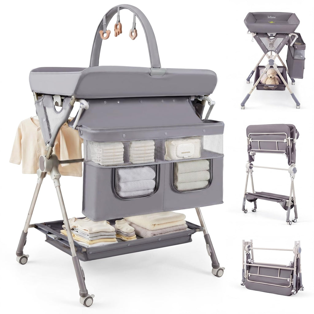 Portable Baby Changing Table with Wheels Z655