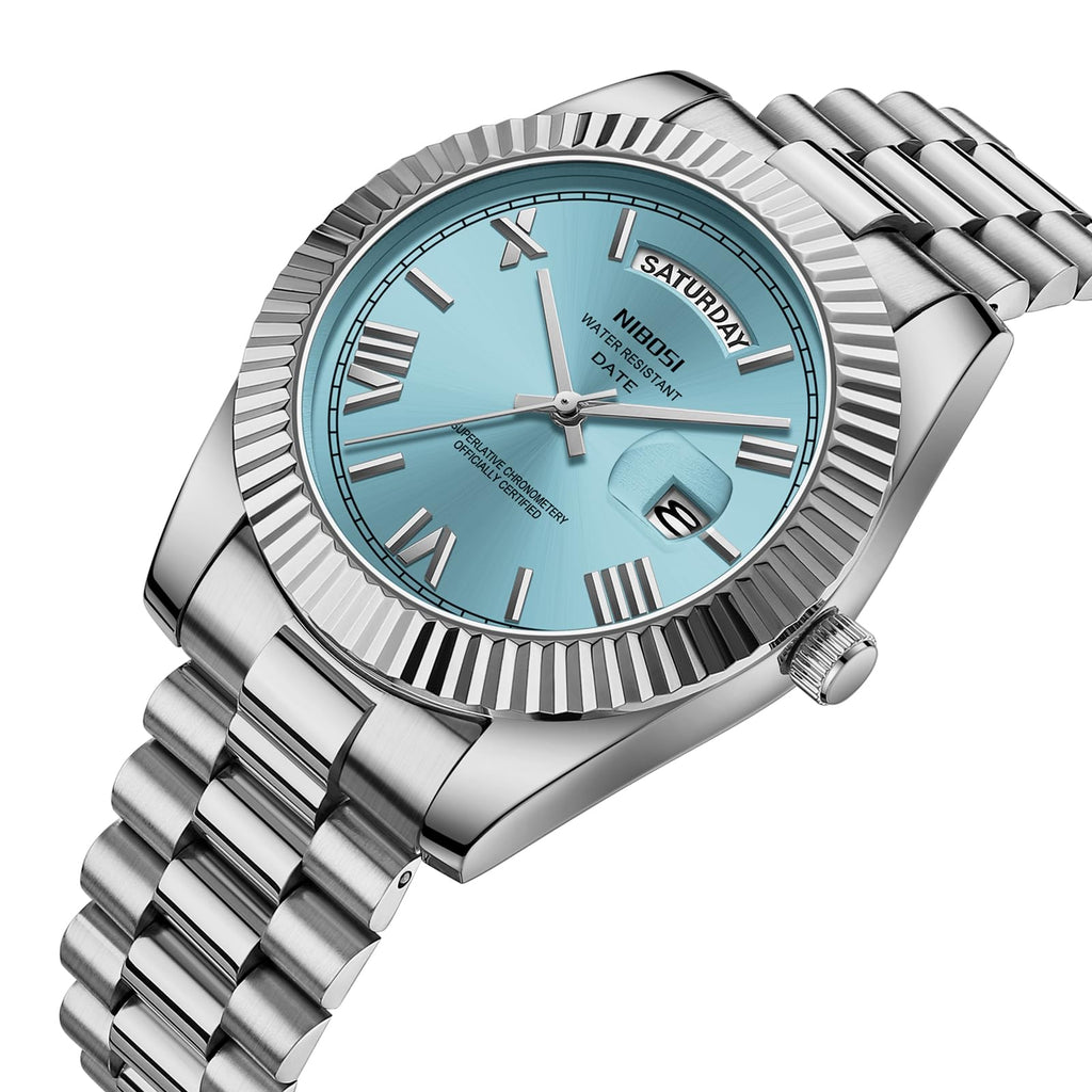 Men's Analog Quartz Watch Rose Gold Stainless Steel J331