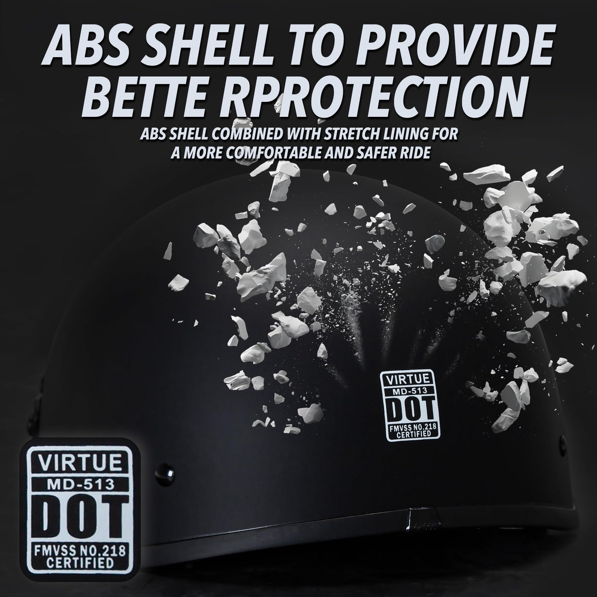 Matte Black Half Helmet XL G359638