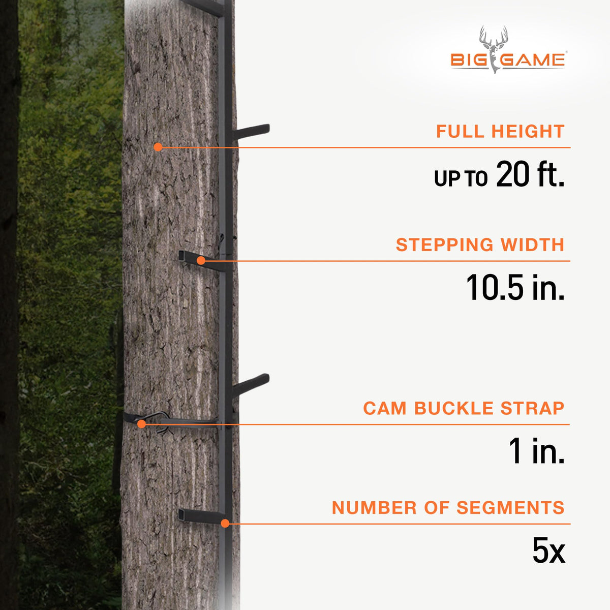 Climbing Ladder Sticks, 20 ft Portable V675723
