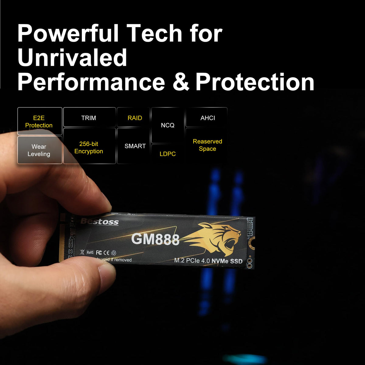 NVMe M.2 2280 SSD 512GB PCIe 4.0 P390