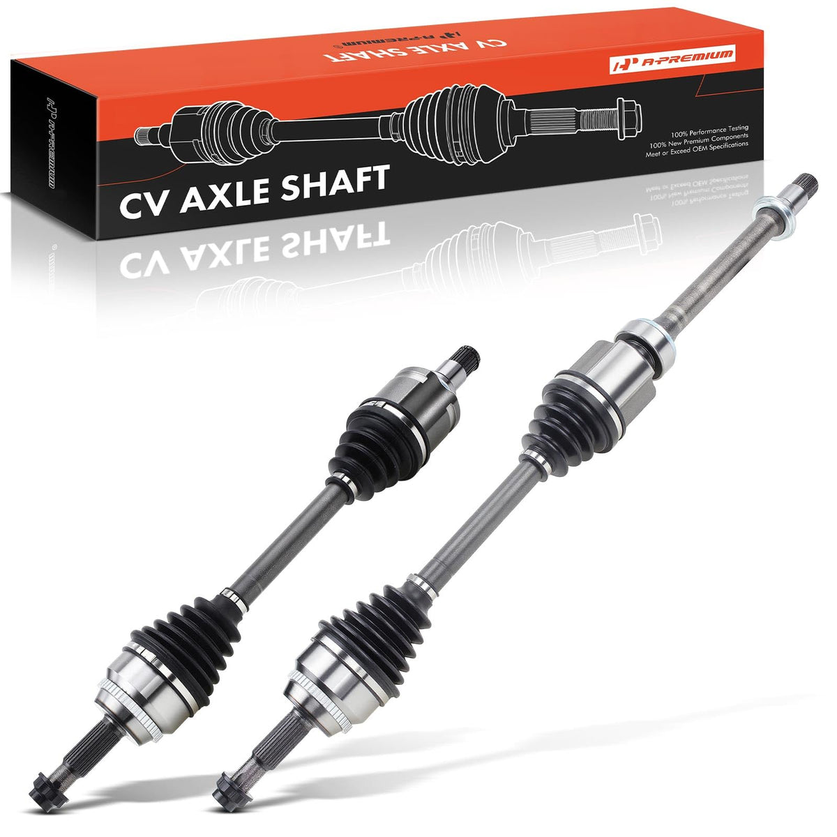 Set of 2 Front CV Axle Shaft Assembly Y89768