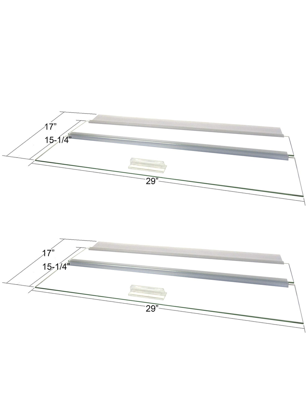 Glass Canopy Set for Aquariums A844