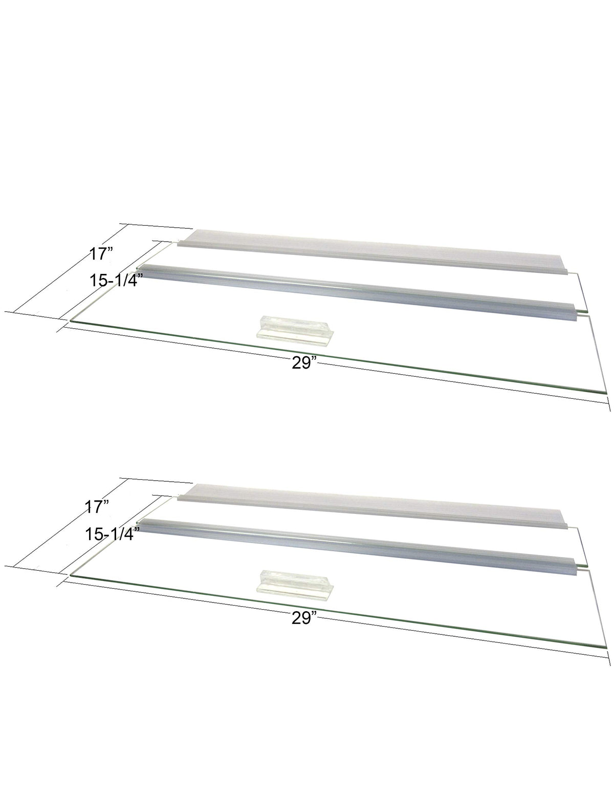 Glass Canopy Set for Aquariums A844