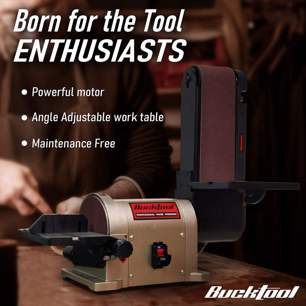 Bench Belt Disc Sander 4x36" Belt 6" Disc F6393