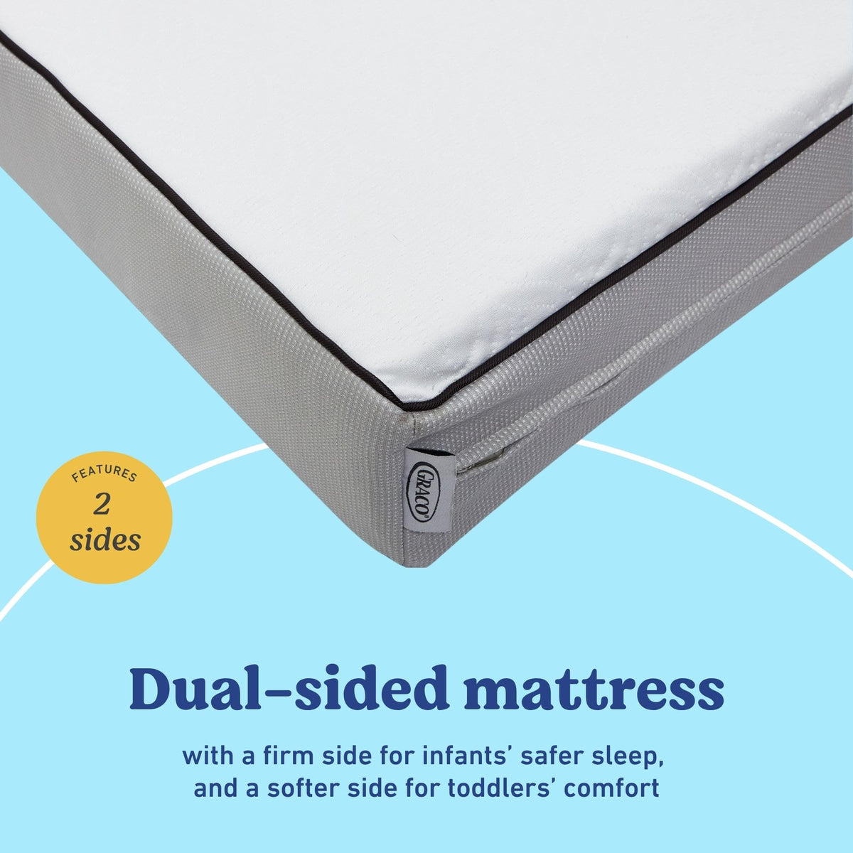 6-Inch Dual-Sided Baby Crib & Toddler Mattress O801