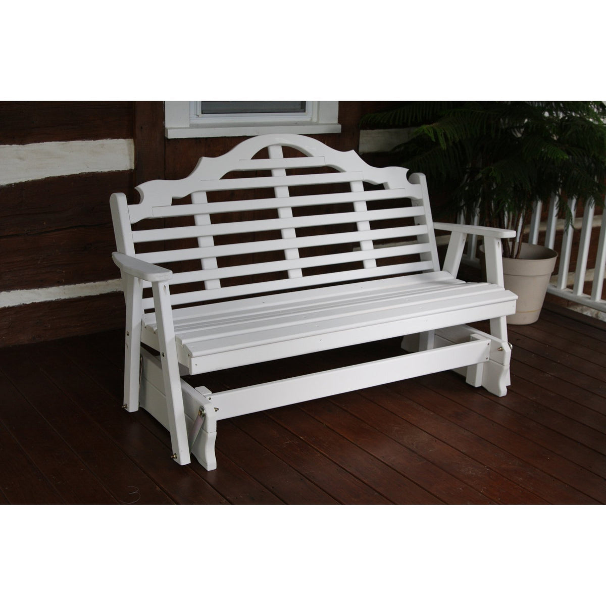 Yellow Pine Glider Bench U71887