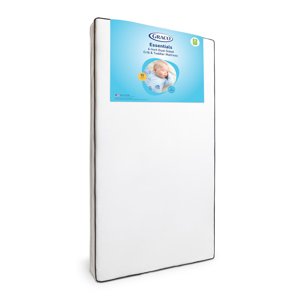 6-Inch Dual-Sided Baby Crib & Toddler Mattress O801