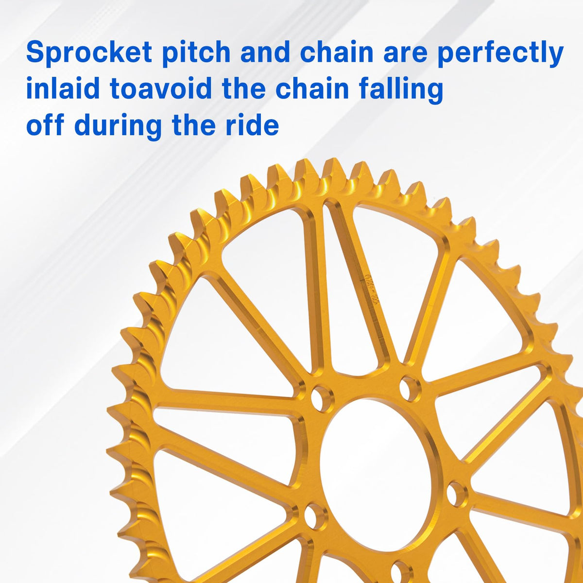 52T 420 Chain Gold Rear Sprocket W644