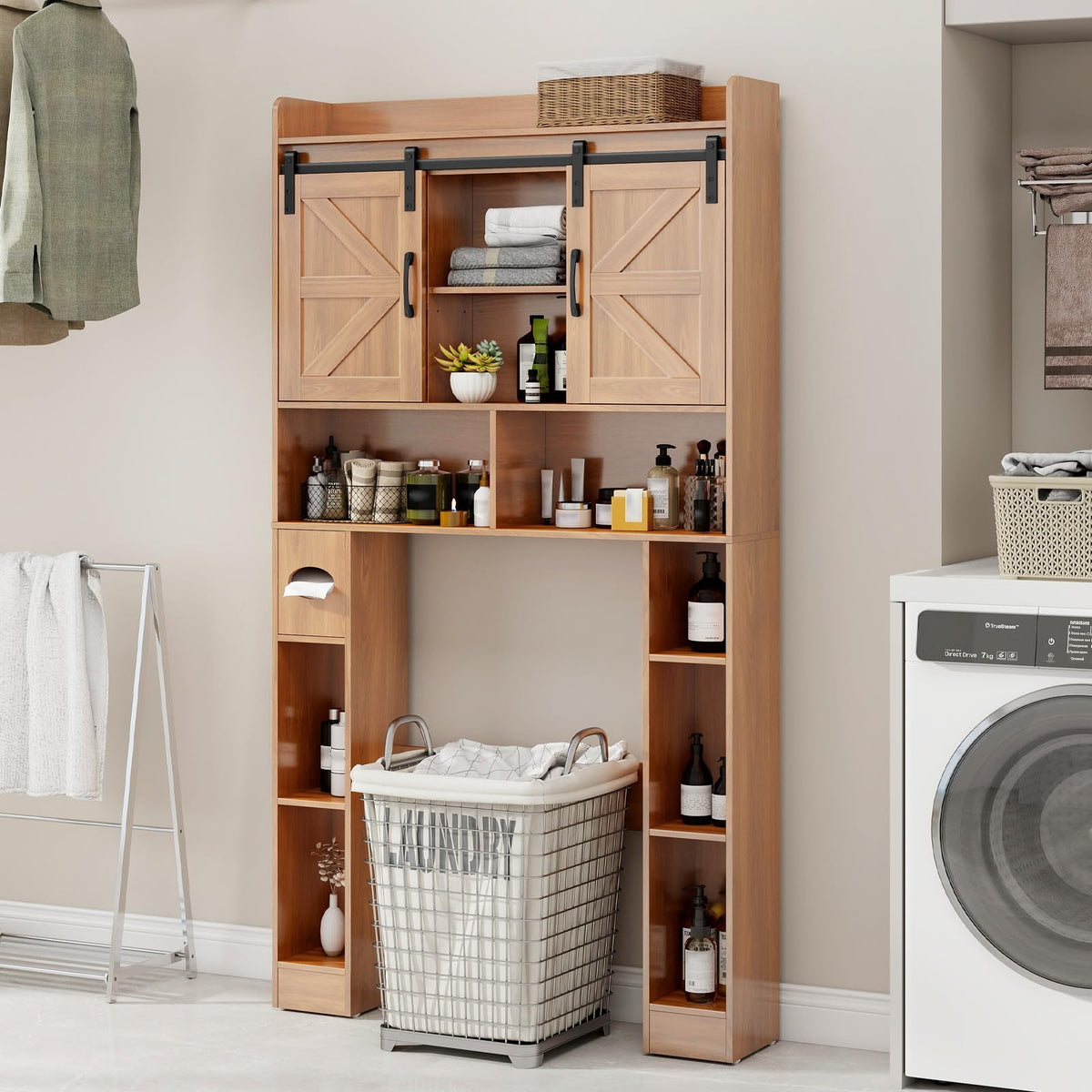 Over The Toilet Cabinet with Sliding Doors M23983