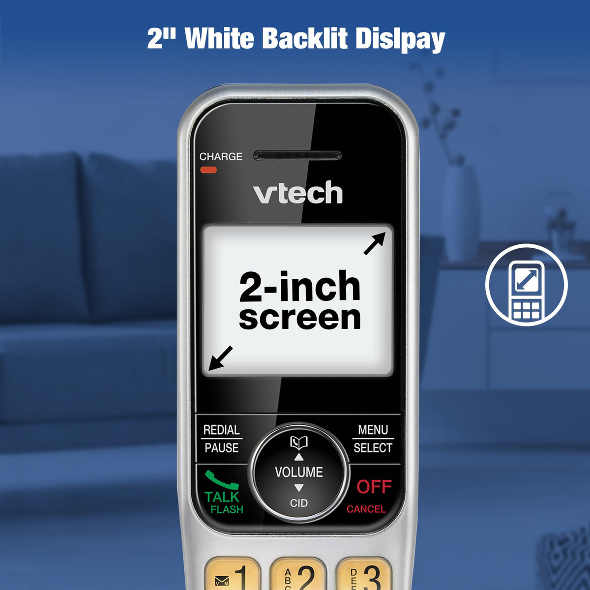 2-Handset Cordless Phone System with Call Block Z114