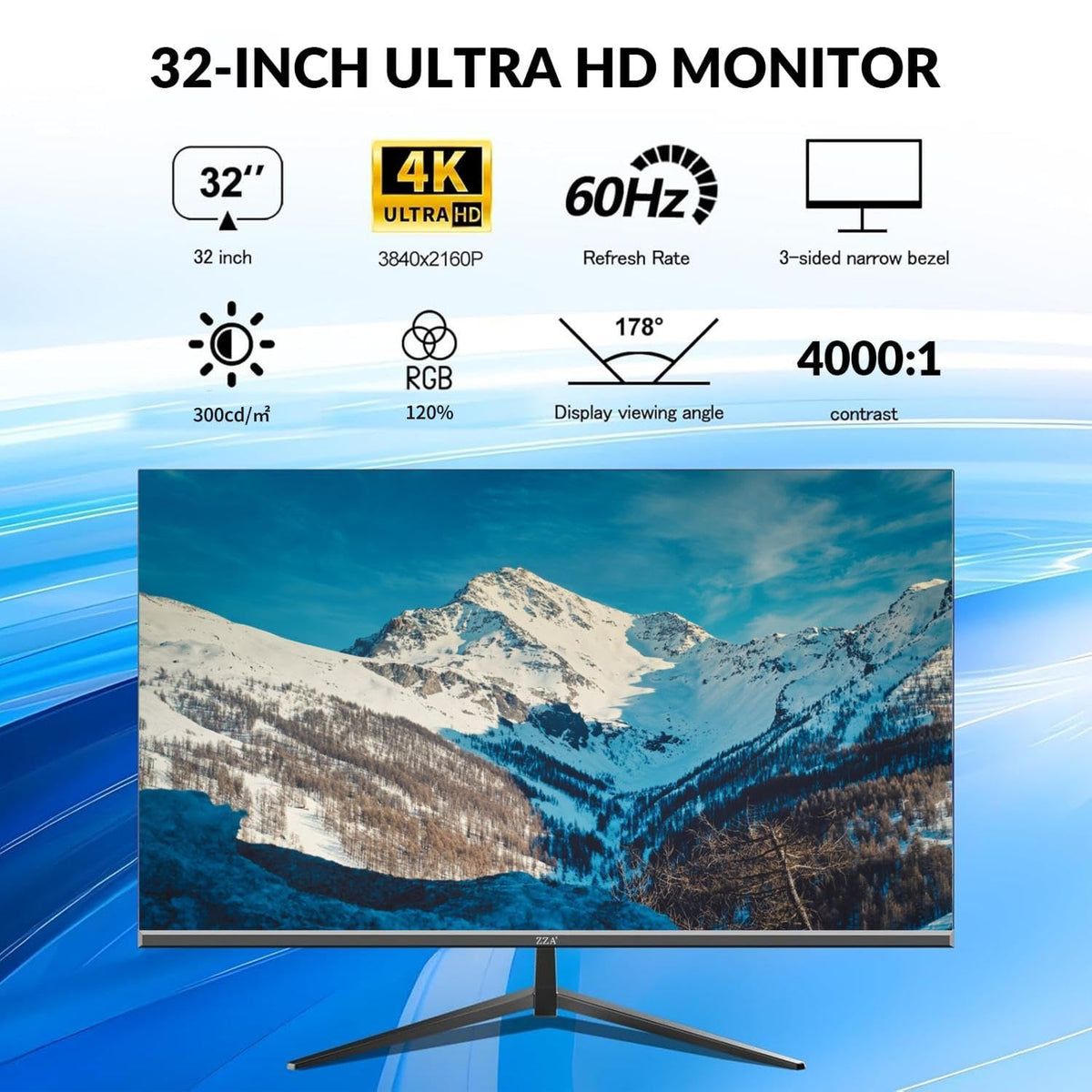 32 Inch 4K UHD IPS Monitor V4858