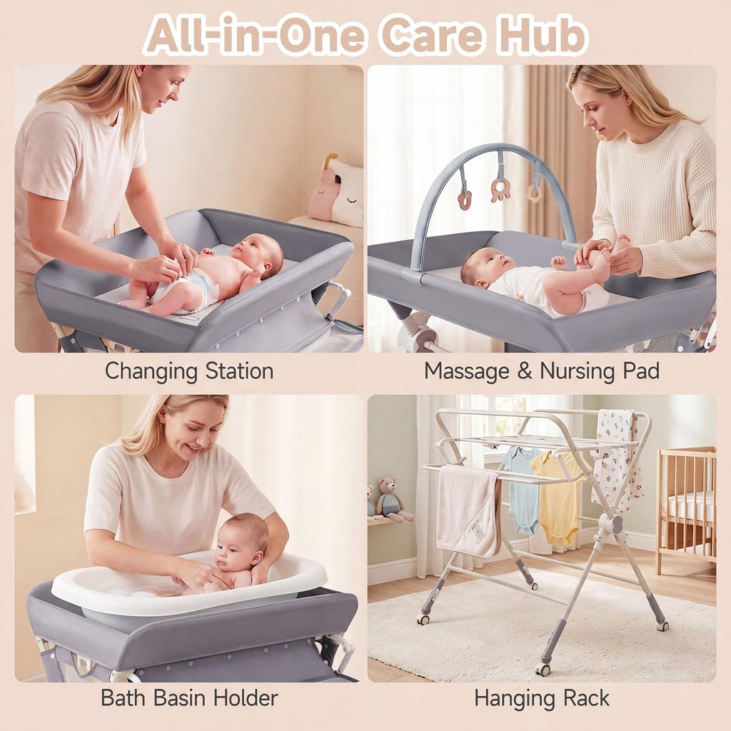 Portable Baby Changing Table with Wheels Z655