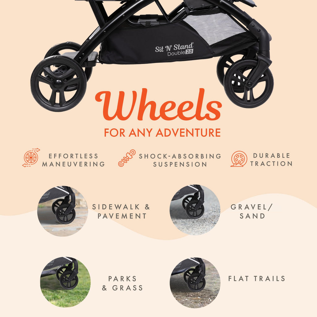 Double Stroller & Car Seat B49002