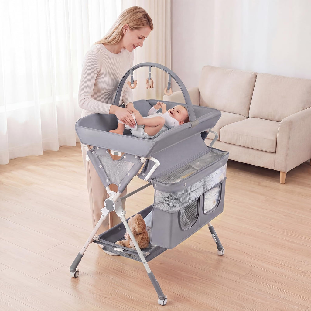 Portable Baby Changing Table with Wheels Z655