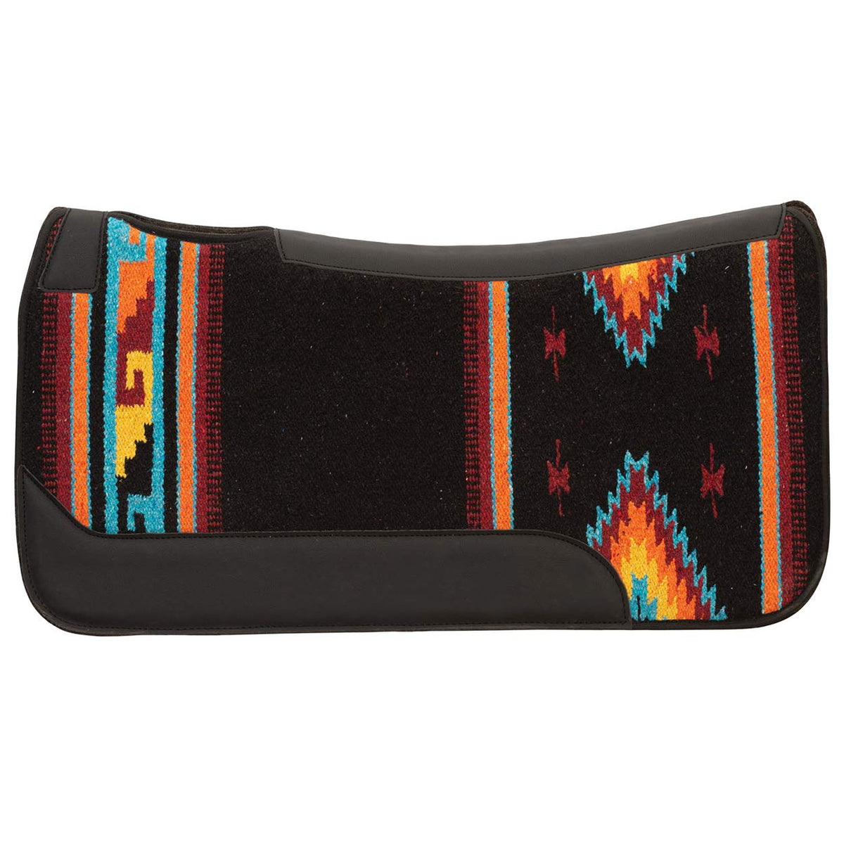 Pony Size Single Weave Wool Blend Contoured Western Saddle Pad W9359