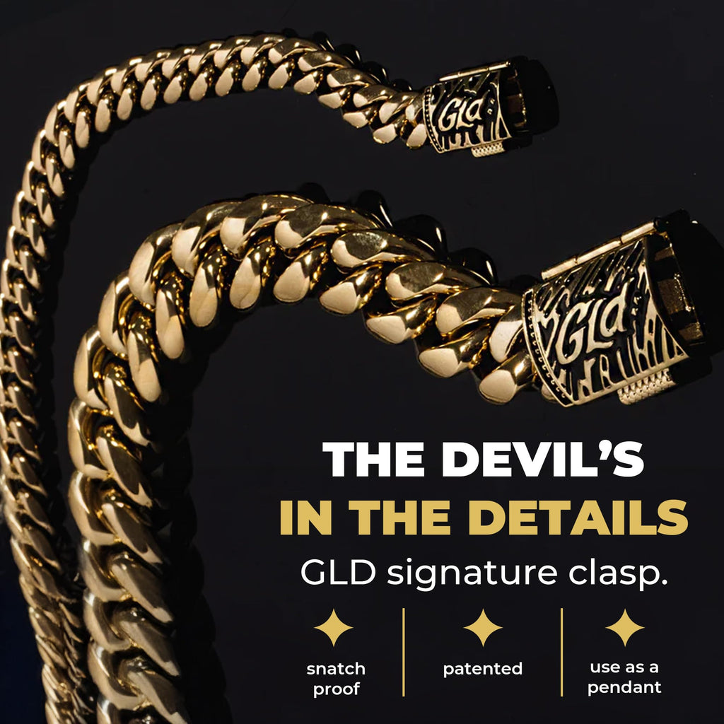 Gold-Plated Micro Cuban Link Chain C273