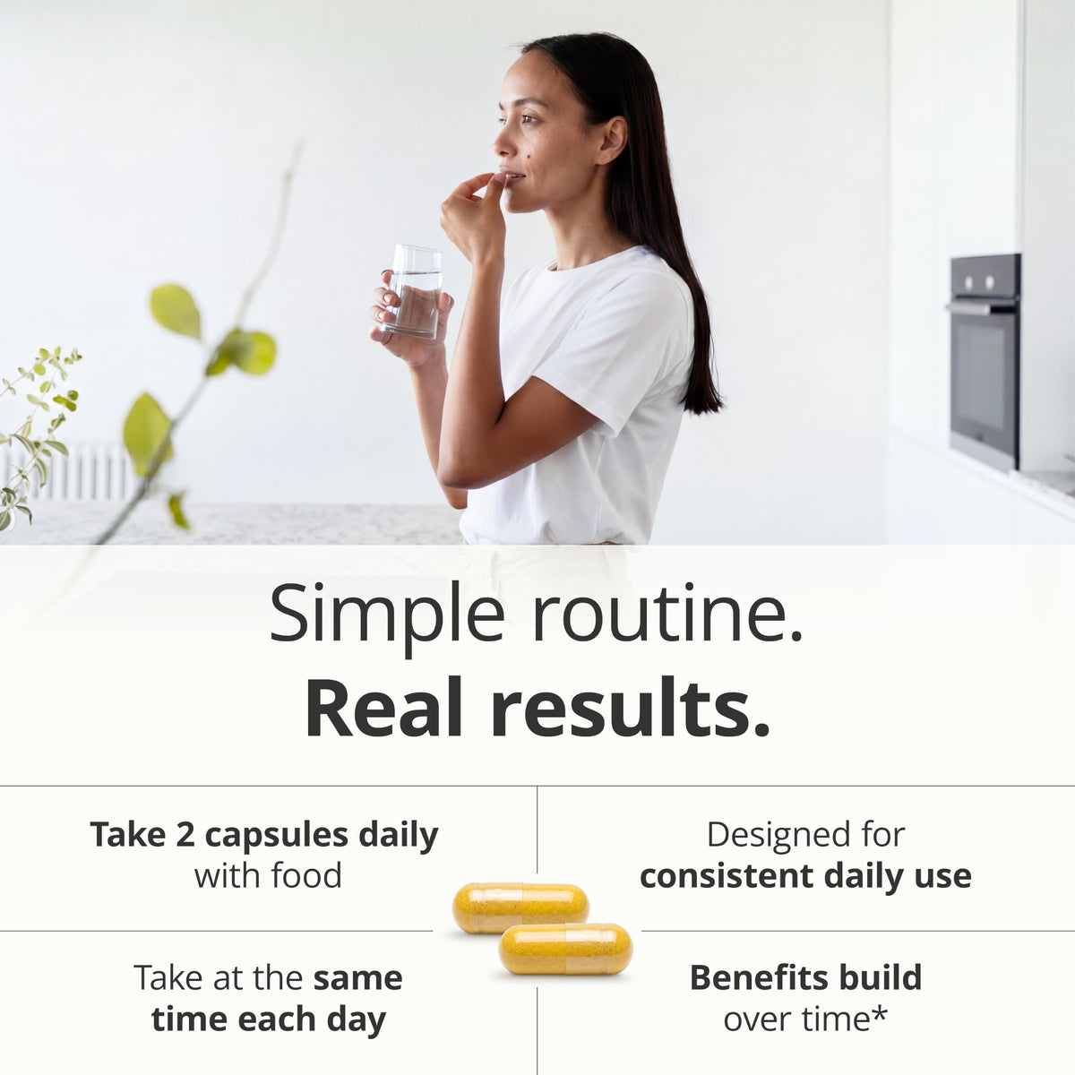 Moringa Capsules 4:1 Extract with Turmeric 120 Capsules E4604