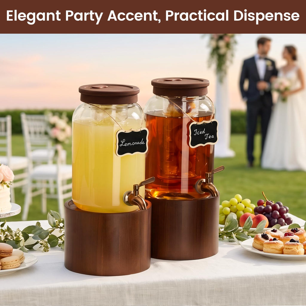 1 Gallon Glass Drink Dispenser T314738