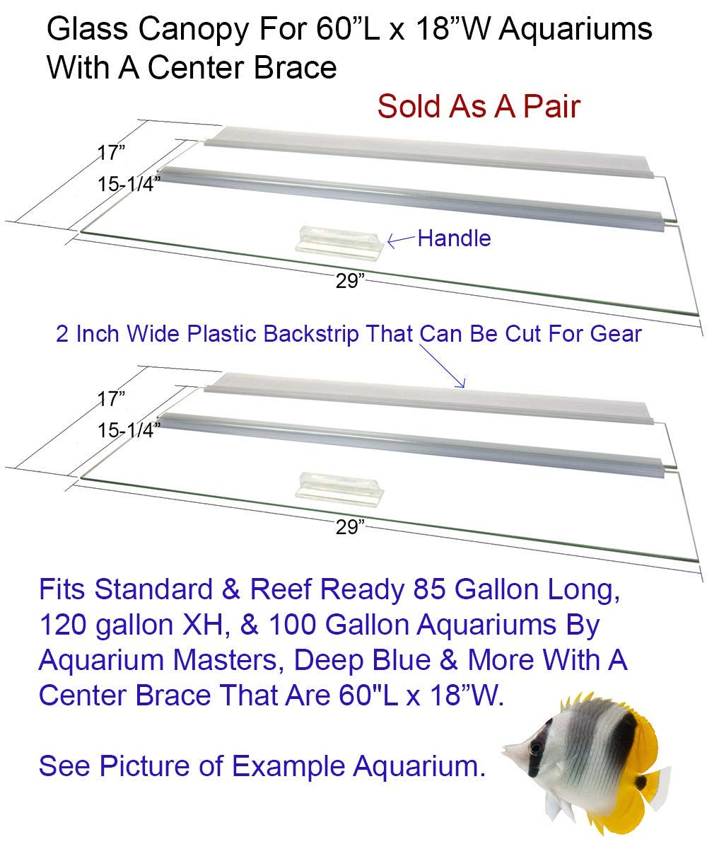 Glass Canopy Set for Aquariums A844