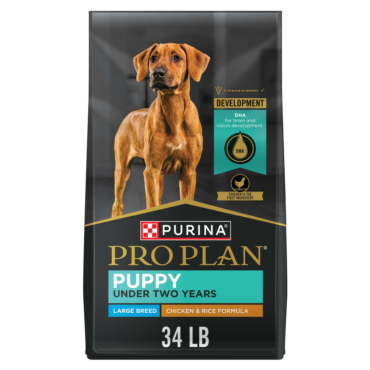 Chicken & Rice Dry Puppy Food 34 lb Bag D328