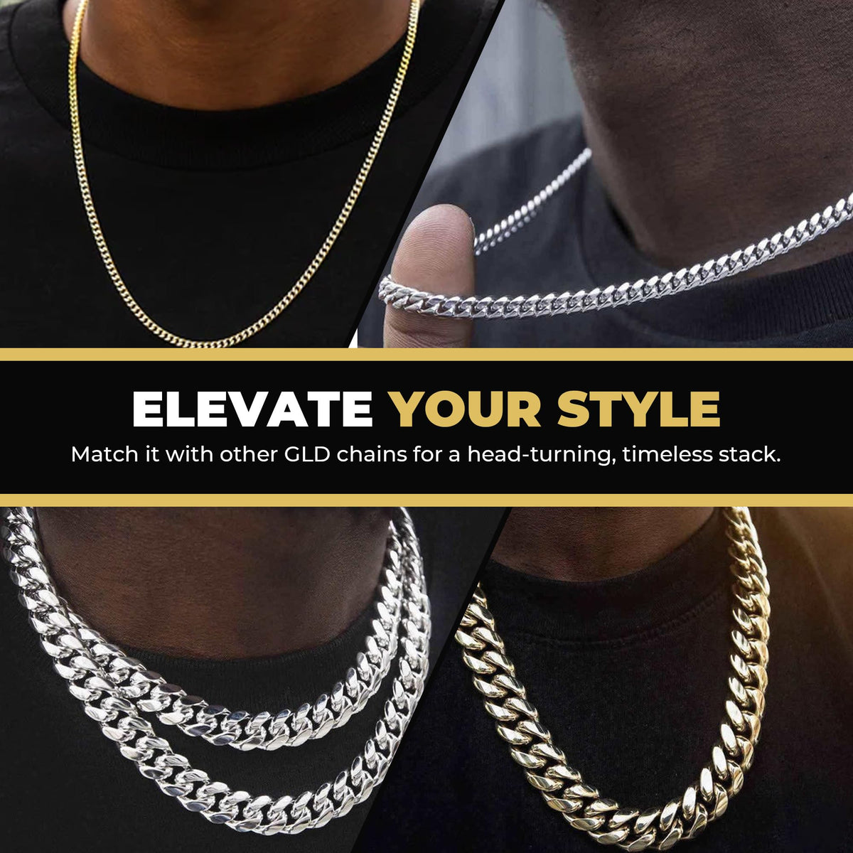 Gold-Plated Micro Cuban Link Chain C273
