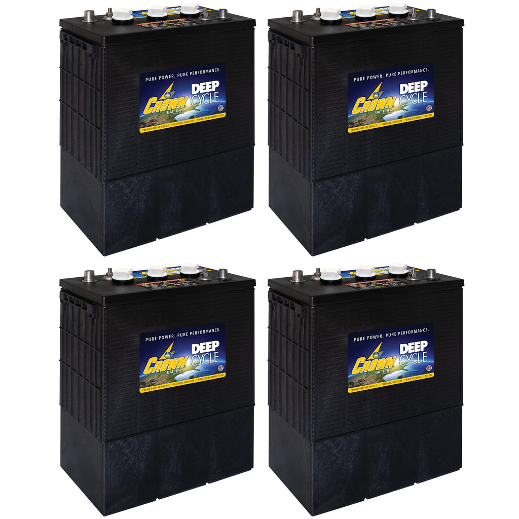 6V 370Ah Deep Cycle Flooded Lead Acid Battery Pack of 4 S8367