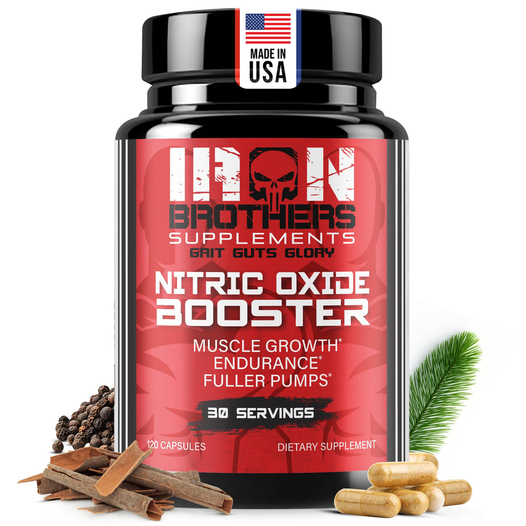 120 Vegan Capsules Nitric Oxide Supplement V136679
