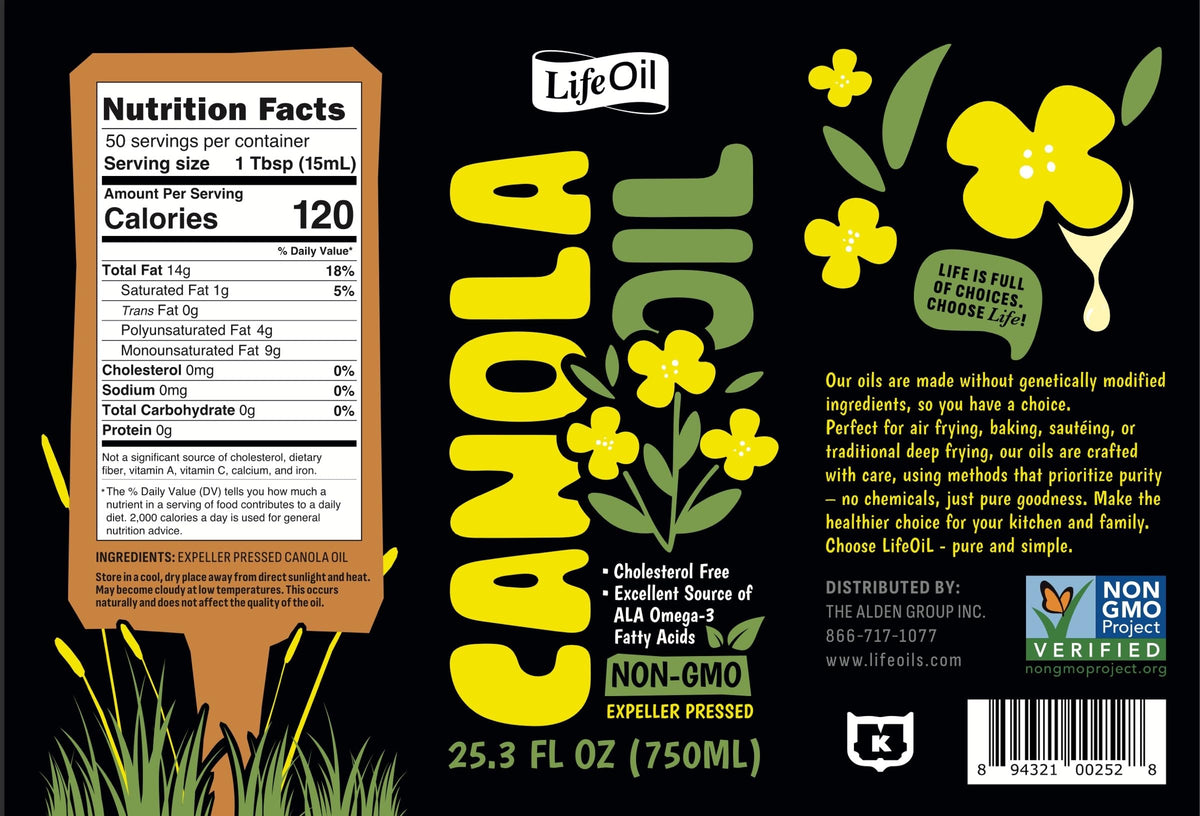Canola Cooking Oil 25.3 fl oz 2 Pack D865486