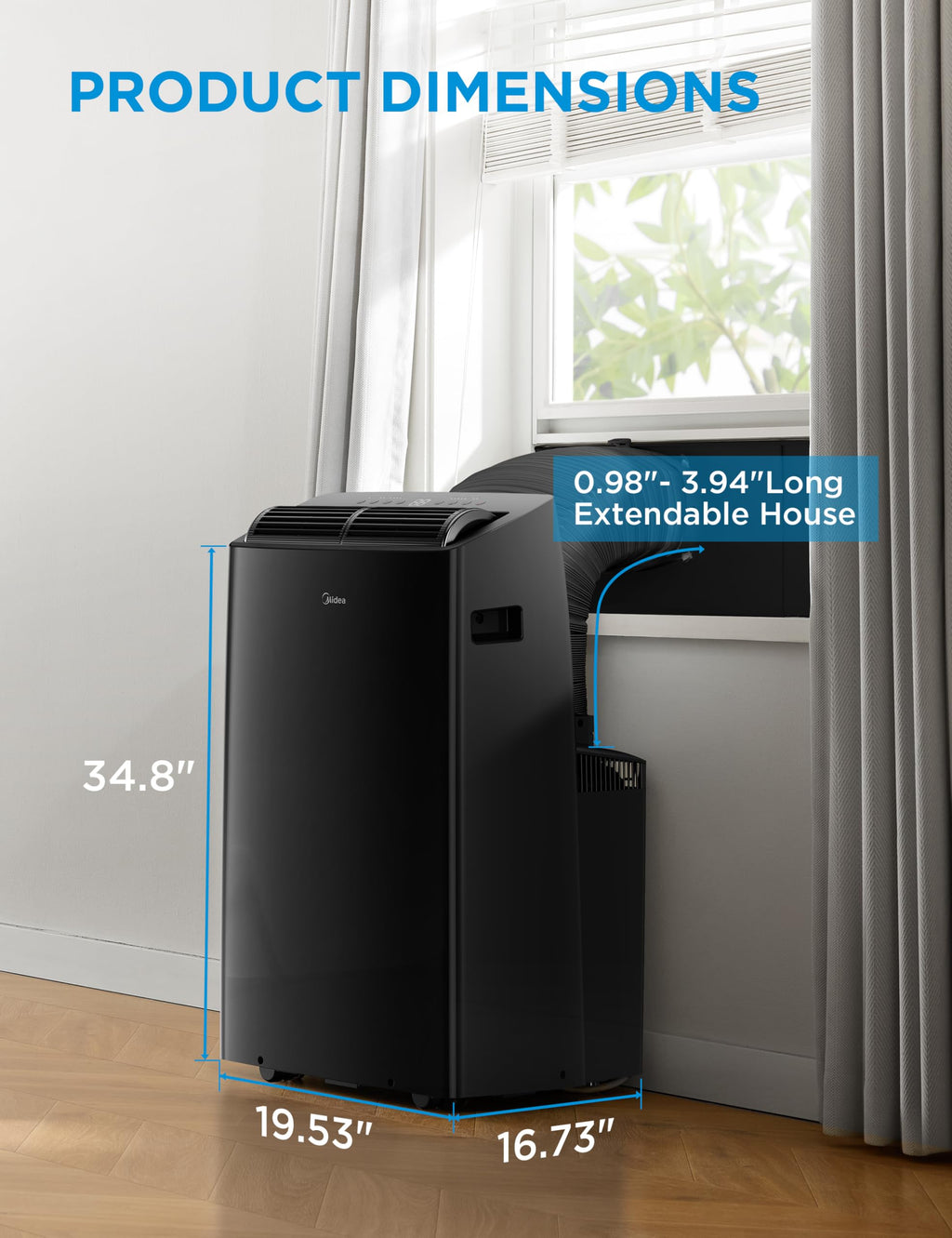 14,000 BTU Portable Air Conditioner with Heat Q71445
