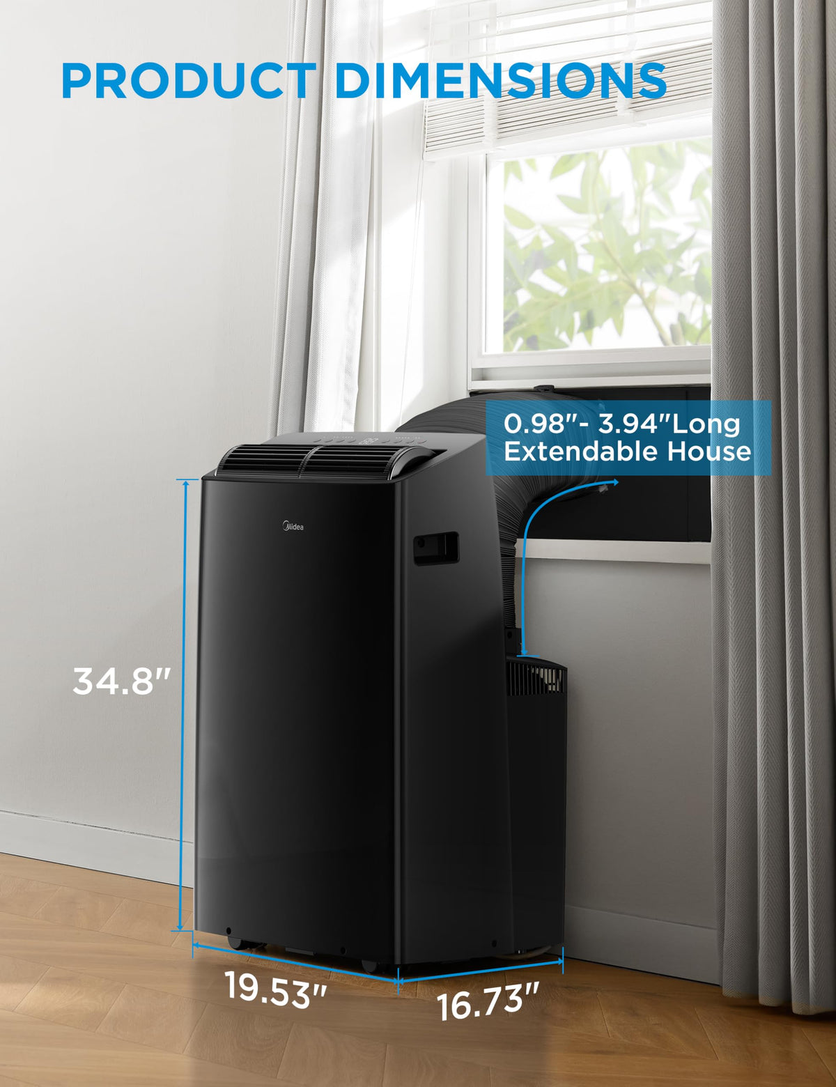 14,000 BTU Portable Air Conditioner with Heat Q71445
