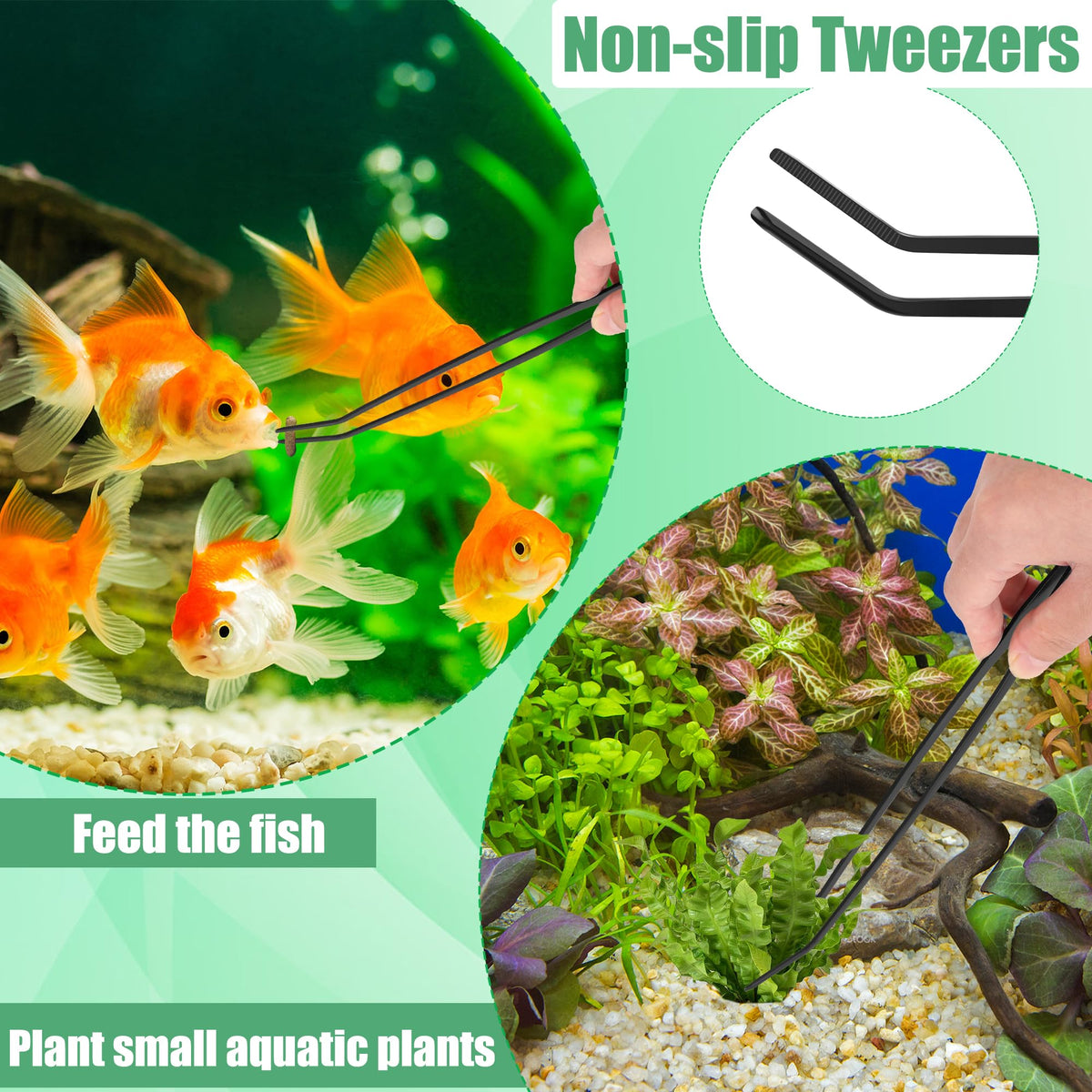 4 in 1 Stainless Steel Aquarium Aquascape Tools Kit G75517