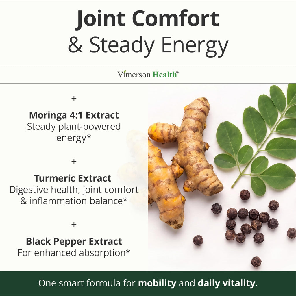 Moringa Capsules 4:1 Extract with Turmeric 120 Capsules E4604