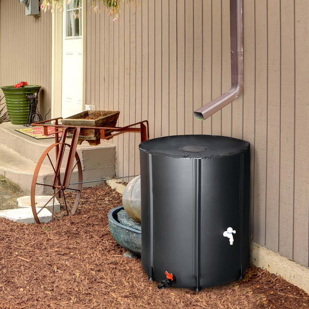 50 Gallon Folding Rain Barrel with Water Filter R440