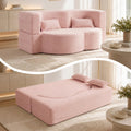 Pink Corduroy Futon Sofa Bed V321