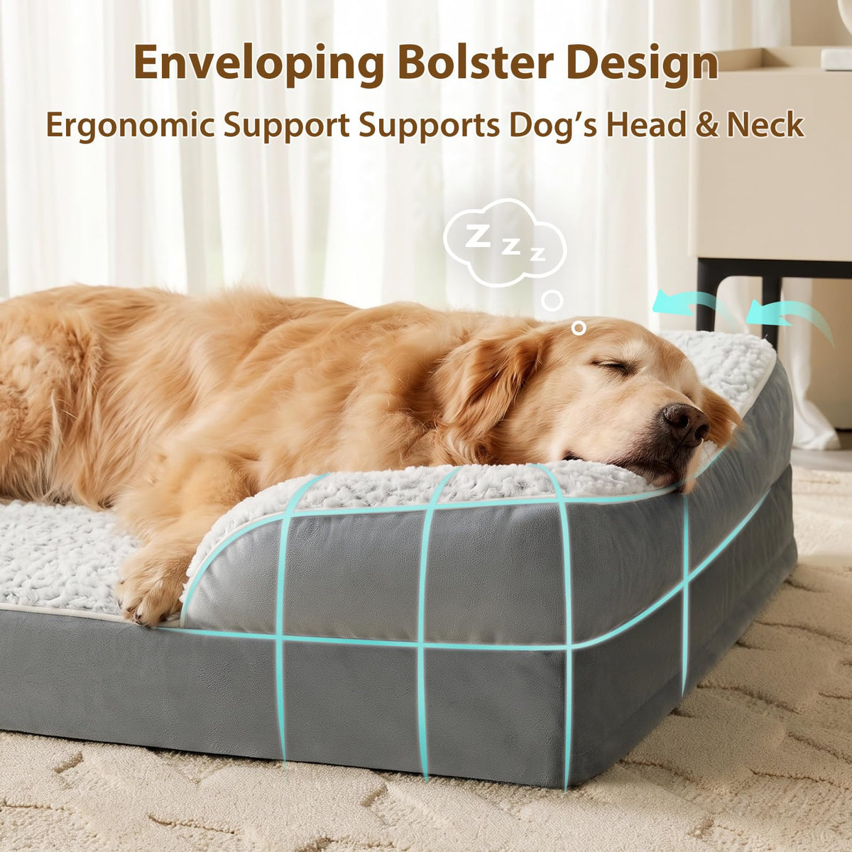 Washable Orthopedic Dog Bed Z992385