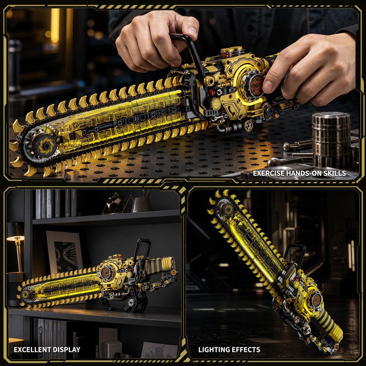 Mechanical Chainsaw Building Set N865